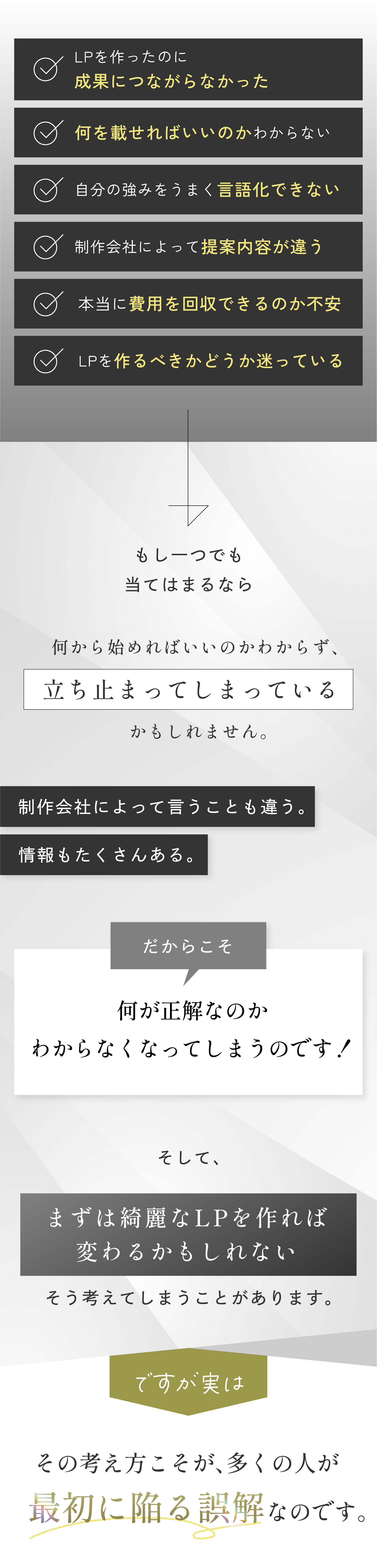 こんなお悩みありませんか？の内容